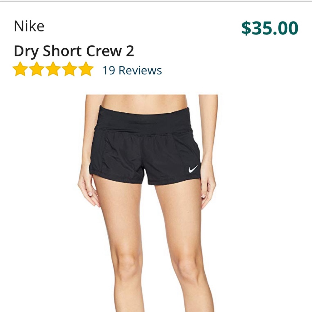 Nike Dry Fit Short W/ Lining Size Small
